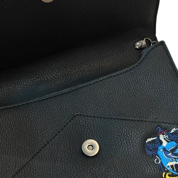 Harry Potter Ravenclaw Tie-Themed Chain Purse Faux Leather Danielle Nicole - Picture 4 of 6